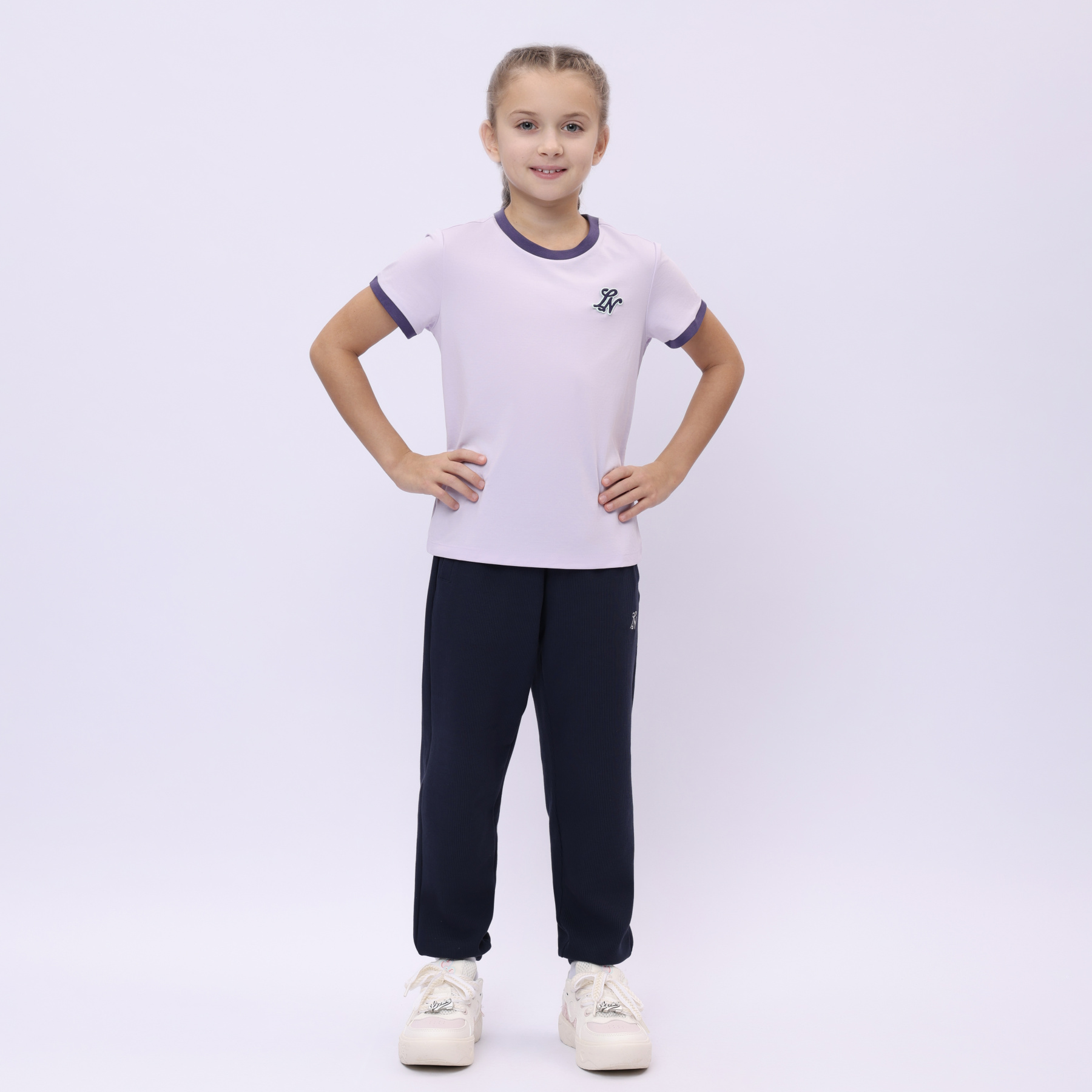 YHSU162-2 Футболка S/S фиолетовая